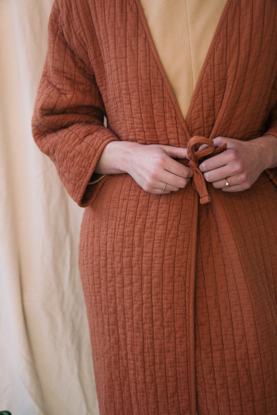 Akoya Organic Cotton Quilted Jacket in Tortoiseshell – Beaumont Organic
