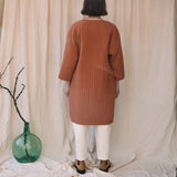 Akoya Organic Cotton Quilted Jacket in Tortoiseshell