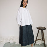 Prunus Organic Cotton Poplin Shirt in White