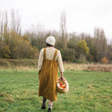 Leia-Sue Organic Cotton Stripe Jersey Top in Chartreuse and White