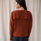 Rini Recycled Wool Jumper in Paprika Marl