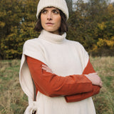 Kanon Recycled Wool Knitted Vest in Off-White