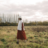 Kanon Recycled Wool Knitted Vest in Off-White