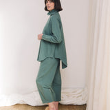 Cypress Organic Cotton Felpe Jogger in Eucalyptus