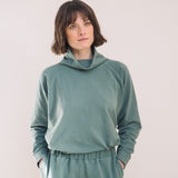 Cypress Organic Cotton Felpe Jogger in Eucalyptus