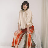 Maiya Organic Cotton Felpe Sweatshirt in Cream