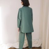 Nara Organic Cotton Felpe Sweatshirt in Eucalyptus