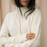 Morina Lambswool Jumper in Ecru