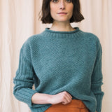 Shika Lambswool Jumper in Storm