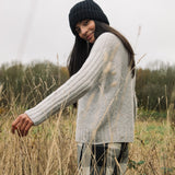 Shika Lambswool Jumper in Pearl Grey