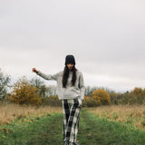 Shika Lambswool Jumper in Pearl Grey
