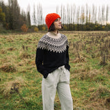 Jillian Organic Cotton Jumper in Black