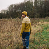 Jillian Organic Cotton Jumper in Chartreuse