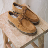 Kutsu-Kate Suede Shoe in Caramel