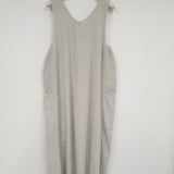 Nandina Organic Cotton Cord Dress in Stone