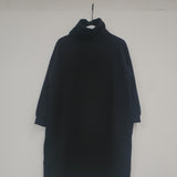 Orini Organic Cotton Felpe Dress in Black