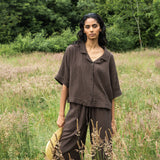 Ameera Organic Cotton Shirt in Cacao