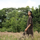 Ameera Organic Cotton Shirt in Cacao