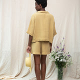 Arlo Organic Cotton Short in Straw