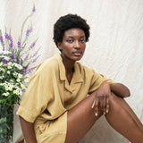 Arlo Organic Cotton Short in Straw