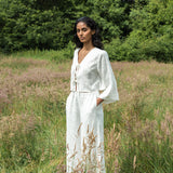 Zoya-May Linen Trouser in Snow White