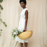 Ottillie-May Linen Dress in Snow White