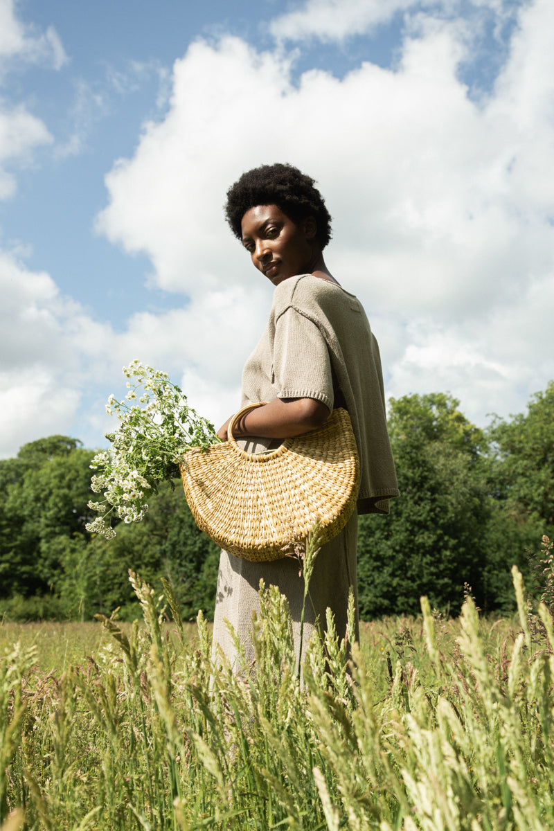Alessia-Leigh Recycled Cotton Jumper in Natural