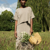 Alessia-Leigh Recycled Cotton Jumper in Natural