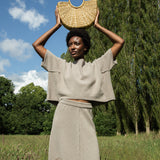 Alessia-Leigh Recycled Cotton Jumper in Natural