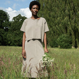Alessia-Leigh Recycled Cotton Jumper in Natural