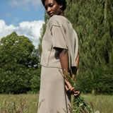 Alessia-Leigh Recycled Cotton Jumper in Natural