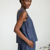 Azure Organic Cotton Top in Midnight