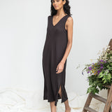 Catalina-Lou Lyocell Dress in Charcoal