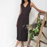 Catalina-Lou Lyocell Dress in Charcoal