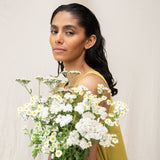 Cece Organic Cotton Dress in Bright Olive