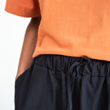 Cedar Organic Cotton Trouser in Black