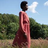 Cordelia Organic Cotton Top in Rose