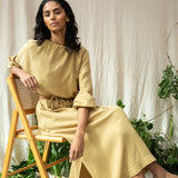 Cordelia Organic Cotton Top in Straw