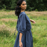 Dune Organic Cotton Top in Midnight