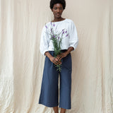 Dune Organic Cotton Top in White