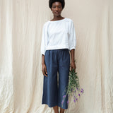 Dune Organic Cotton Top in White