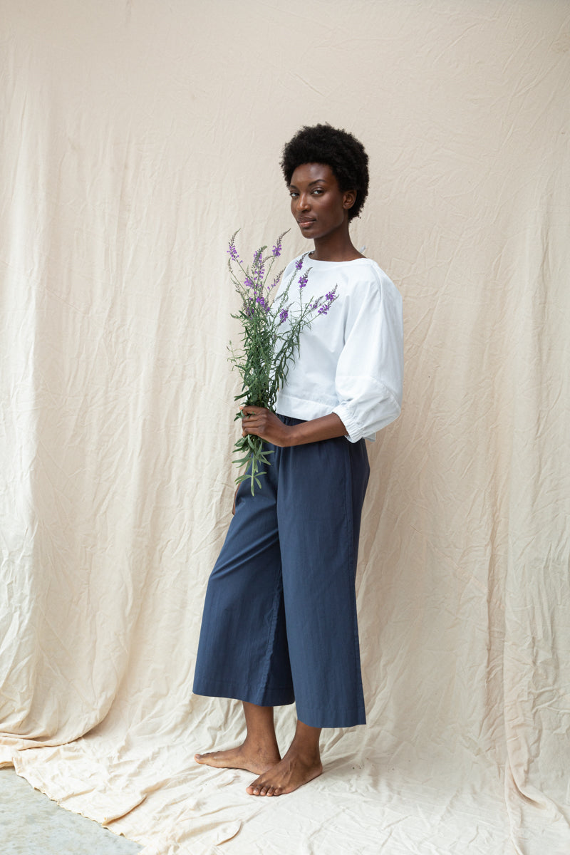 Dune Organic Cotton Top in White