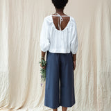 Dune Organic Cotton Top in White