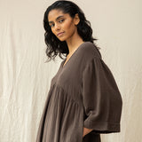 Fauna Organic Cotton Dress in Cacao