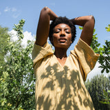 Fauna Organic Cotton Dress in Straw