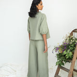 Helios Organic Cotton Felpe Sweatshirt in Pistachio