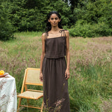 Janis Organic Cotton Top in Cacao