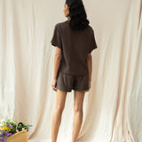 Jayda Organic Cotton Top in Cacao