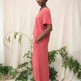 Jayda Organic Cotton Top in Rose