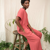 Jayda Organic Cotton Top in Rose